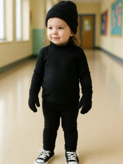 Conjunto Térmico Infantil Escolar Menina Menino Segunda Pele Uniforme Unissex na internet