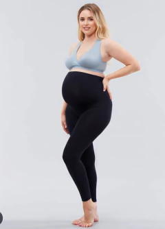 Legging gestante flanelada peluciada forrada quentinha na internet