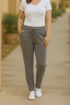 Calça gestante com bolsos elástico adaptável na cintura em tecido de alta elasticidade na internet