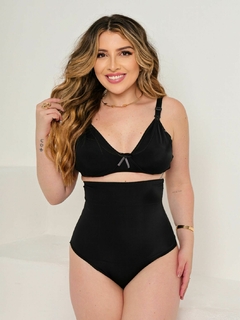 Cinta modeladora calcinha modelo tanga biquíni pós parto redutora alta compressão - loja online