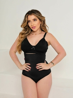 Imagem do Cinta modeladora calcinha modelo tanga biquíni pós parto redutora alta compressão