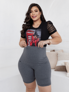 Shorts gestante curto suplex conforto e sustentação para a barriga - loja online