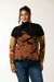 Polera Floral Negro - comprar online