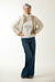 Campera Puffer Corderito Beige - comprar online
