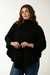 Poncho Mosqueta Negro - comprar online