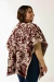 Ruana Floral Mix Beige - tienda online