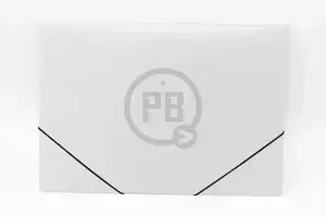 CARPETA 3 SOL. C/ELAST.TRANSP. COLOR 1/2 OFICIO