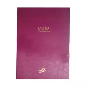 2233/C3 - LIBRO CAJA RAB 3 COLUMNAS TAPA FLEX - comprar online