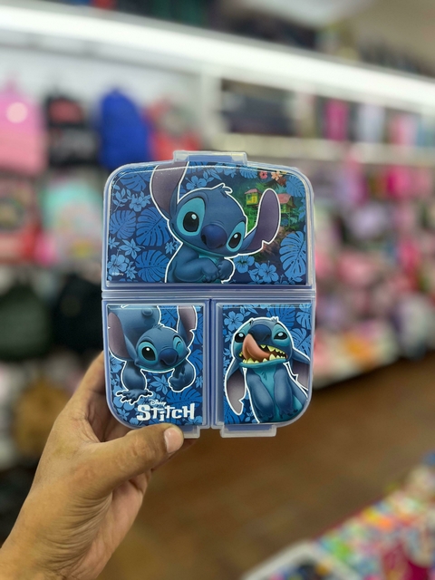 Sandwichera Lunchera Plástica Stitch