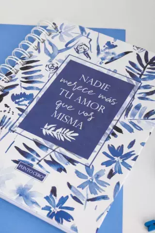 Cuaderno Punto Cero A5 Ramas azules - comprar online