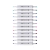 Marcadores artisticos Filgo Alloy x12 tonos piel - comprar online