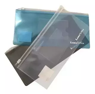 SOBRE CARTUCHERA PVC CON CIERRE ZIPLOC - comprar online