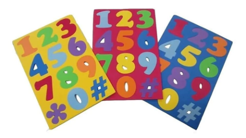 Encastre goma eva numeros grandes - Eva Magic - comprar online