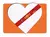 Pizarra blanca corazon - comprar online
