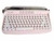 TECLADO IBICRAFT VINTAGE BLUETHOOT PINK IBI CRAFT
