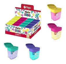 Sacapuntas plástico con deposito Filgo pinto circus