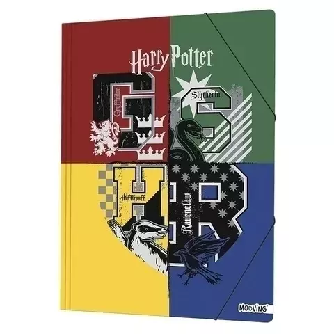 CARPETA 3 SOLAPAS CON ELASTICO HARRY POTTER MOOVING - comprar online