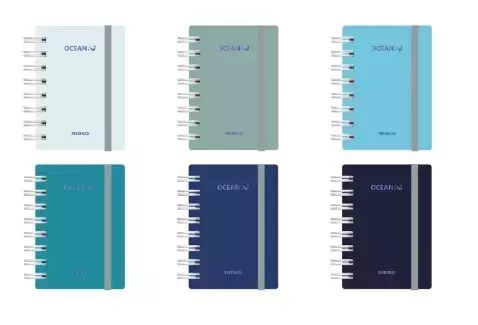 Libreta con elastico Ocean A7