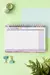 Organizador semanal de escritorio - VIOLETA - Punto Cero