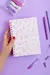 Agenda 2025 Cuaderno A5 - FLORCITAS BEIGE - comprar online
