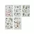 STICKER TRANSFER DECAL 10*15cm BULLET 5 PCS IBI CRAFT en internet