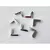PROTECTORES METALICOS DE ESQUINAS 8 pcs PLATA IBI CRAFT en internet