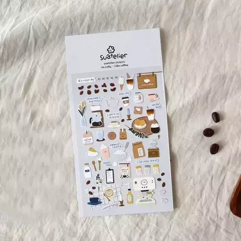 STICKER PVC 10*19 I LIKE COFFEE