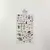 STICKER PVC 10*19cm FLOWER LETTER IBI CRAFT