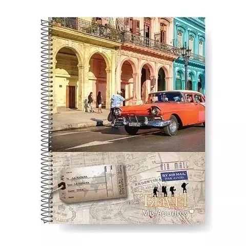 CUADERNO 29.7 TRAVEL T/D 150 HS ESPIRAL - comprar online