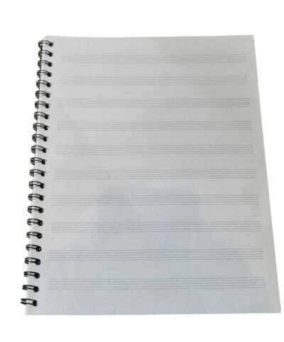CUADERNO MUSICA PENTAGRAMADAS A4 40 HOJAS - comprar online