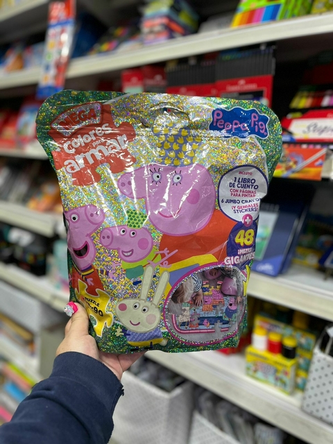 Mega Set Para Pintar Dibujo Cuento Stickers + Rompecabeza