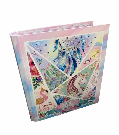 CARPETA A4 2X40 PUNTO CERO COLLAGE TRIANGULO