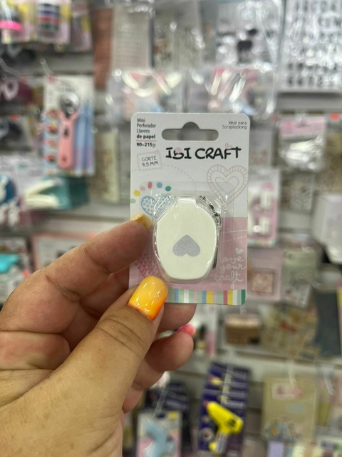 PERFORADORA ARTISTICA 10 mm 3/8\" LLAVERO CORAZON IBI CRAFT