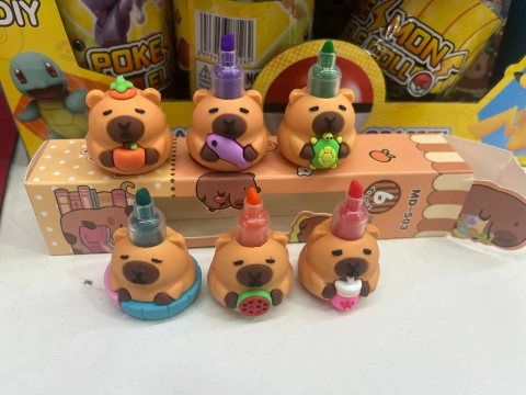 Resaltadores cabeza capybara - comprar online