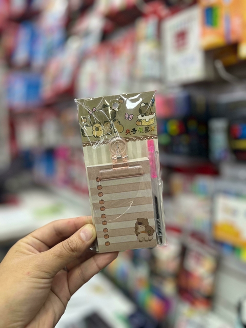 Anotador portablock capybara - comprar online