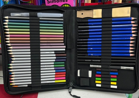 Set drawing color 51 pcs - comprar online