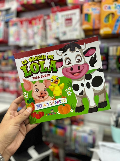 Libro de actividades La granja de lola - Pedrito - comprar online