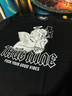 016-001 Camiseta Thug - Preta - comprar online
