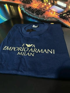 008-005 Camiseta AX - Azul Marinho - comprar online