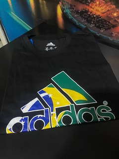 015-001 Camiseta Adidas - Preta - comprar online