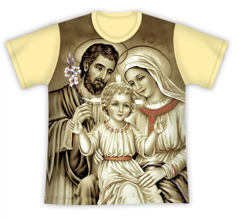 Camiseta Católica Sagrada Família - Cód. 927