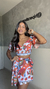 Conjunto Malibu II - Estampa Laranja - HiperativaMF - Loja Online