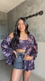 Conjunto kimono Ana - Estampa Preta