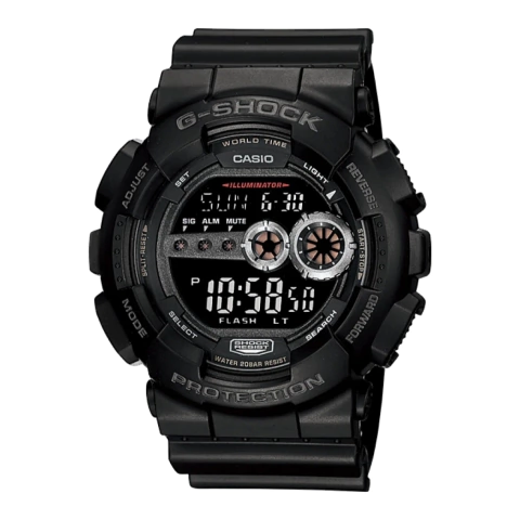Relógio G-Shock Digital Super Illuminator GD-100-1BDR TT - comprar online