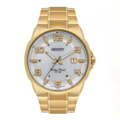 relogio orient dourado grande masculino em blumenau comprar
