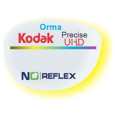 Par de Lentes Multifocais Kodak Precise UHD 1.50 + Antirreflexo No Reflex - comprar online
