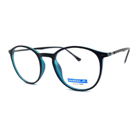 armacao redonda oculos de grau maresia foto com fundo branco, mostrando detalhes do acetato na frontal e detalhes da haste em boa resolução