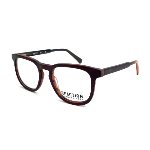 Armação de Grau Reaction Unissex KC0964 050 50 19 145 Cor Marrom Acetato - comprar online