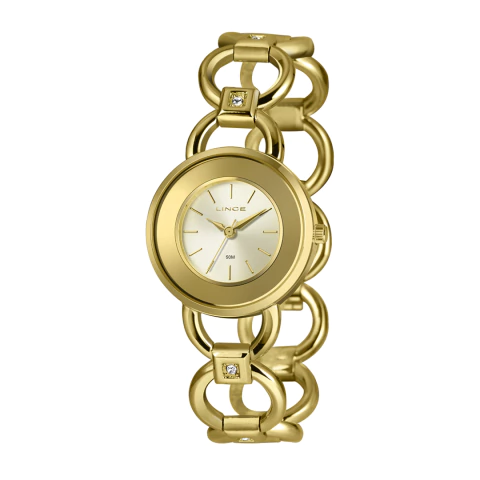Relógio Lince Dourado Feminino LRG4791L31 S1KX - comprar online