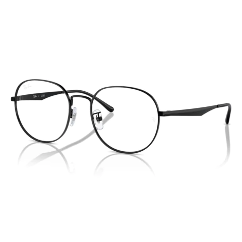 Armação Ray-Ban Metal Preto Grau RB 6517D 2509 55 19 145 - comprar online